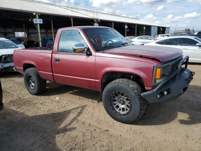 1GTDK14Z1MZ515746 - 1991 GMC SIERRA K1500 RED photo 4