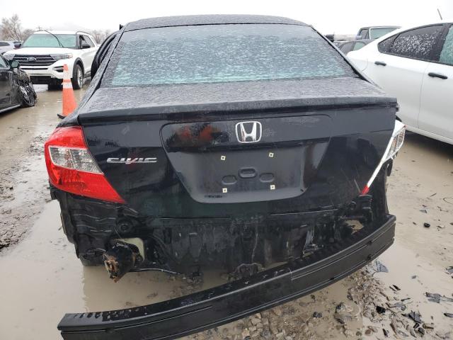 2HGFB2F50CH576420 - 2012 HONDA CIVIC LX BLACK photo 6