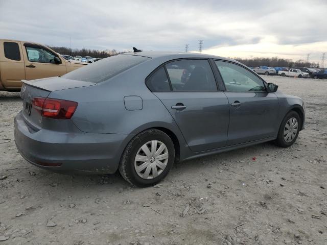 3VW267AJ1GM345484 - 2016 VOLKSWAGEN JETTA S GRAY photo 3