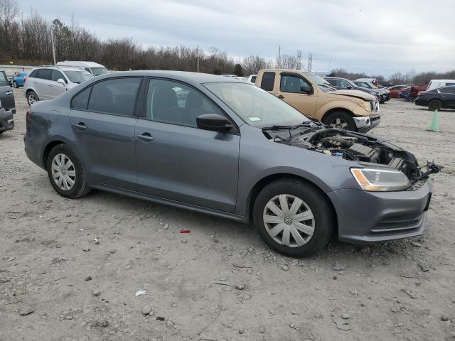 3VW267AJ1GM345484 - 2016 VOLKSWAGEN JETTA S GRAY photo 4