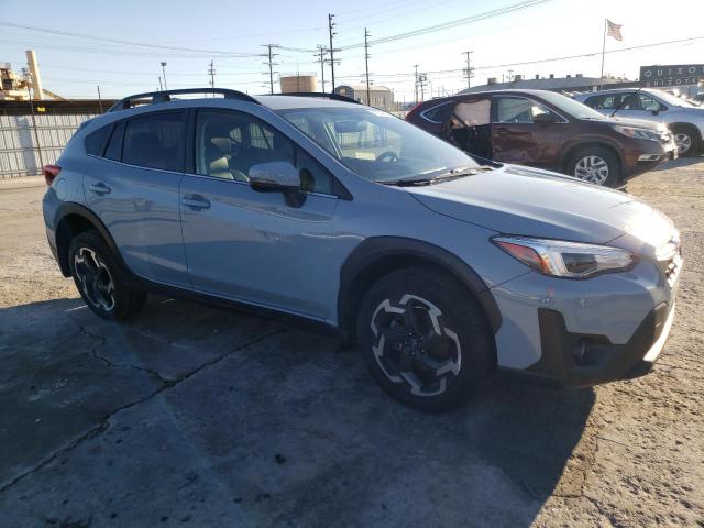 JF2GTHMC2MH393906 - 2021 SUBARU CROSSTREK LIMITED BLUE photo 4