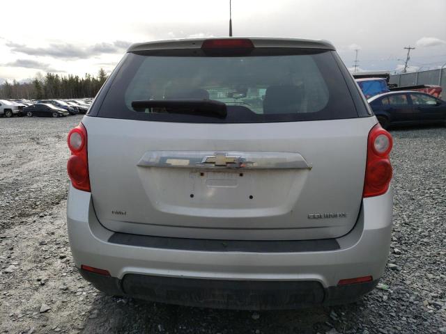 2CNFLCEC9B6246332 - 2011 CHEVROLET EQUINOX LS SILVER photo 6