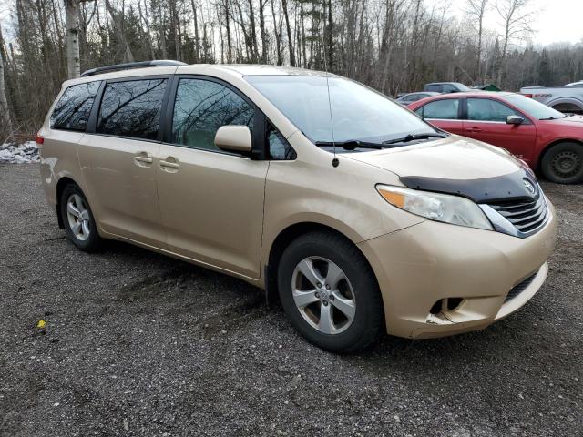 5TDKA3DC8BS005653 - 2011 TOYOTA SIENNA BASE GOLD photo 4