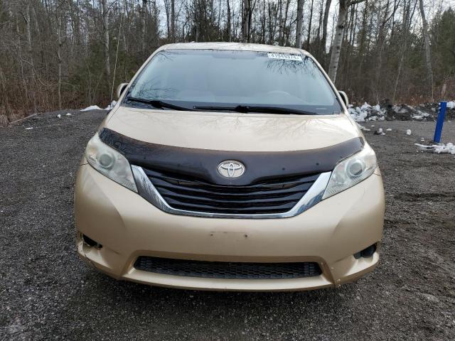 5TDKA3DC8BS005653 - 2011 TOYOTA SIENNA BASE GOLD photo 5