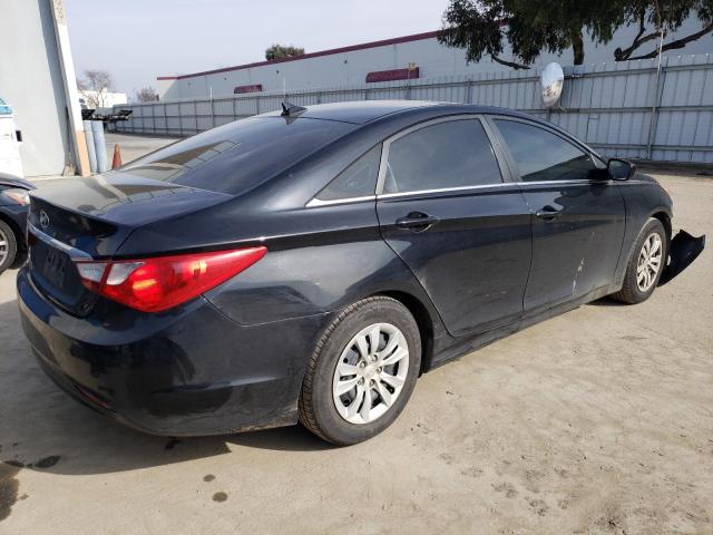 5NPEB4AC4DH564730 - 2013 HYUNDAI SONATA GLS BLACK photo 3