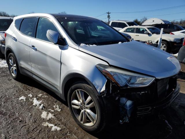 5XYZWDLA0DG081552 - 2013 HYUNDAI SANTA FE S SILVER photo 4