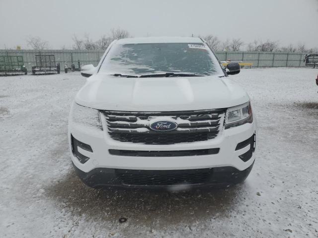 1FM5K8AR2HGC56795 - 2017 FORD EXPLORER POLICE INTERCEPTOR თეთრი ფოტო 5