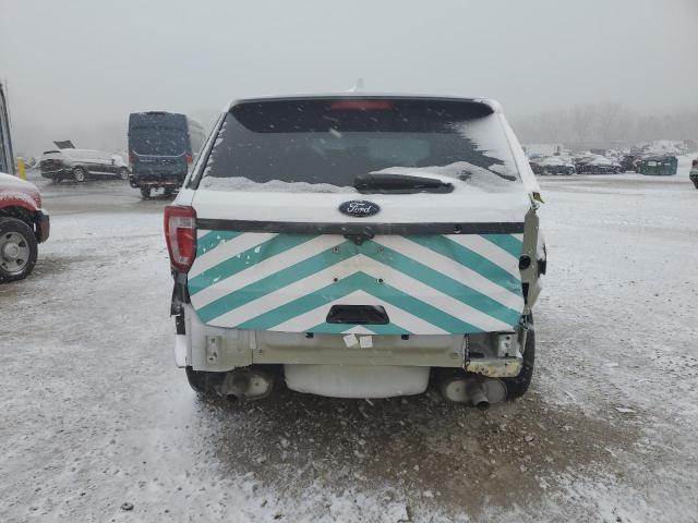 1FM5K8AR2HGC56795 - 2017 FORD EXPLORER POLICE INTERCEPTOR თეთრი ფოტო 6