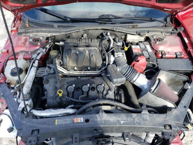 3FAHP0JG6AR323986 - 2010 FORD FUSION SEL RED photo 11