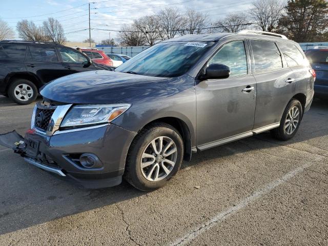 5N1AR2MM1DC684690 - 2013 NISSAN PATHFINDER S GRAY photo 1