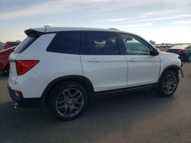 5FNYF7H54NB001879 - 2022 HONDA PASSPORT EXL WHITE photo 3