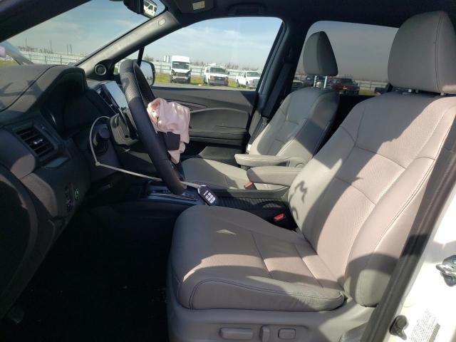 5FNYF7H54NB001879 - 2022 HONDA PASSPORT EXL WHITE photo 7