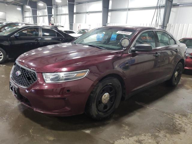 1FAHP2MK6JG116288 - 2018 FORD TAURUS POLICE INTERCEPTOR MAROON photo 1