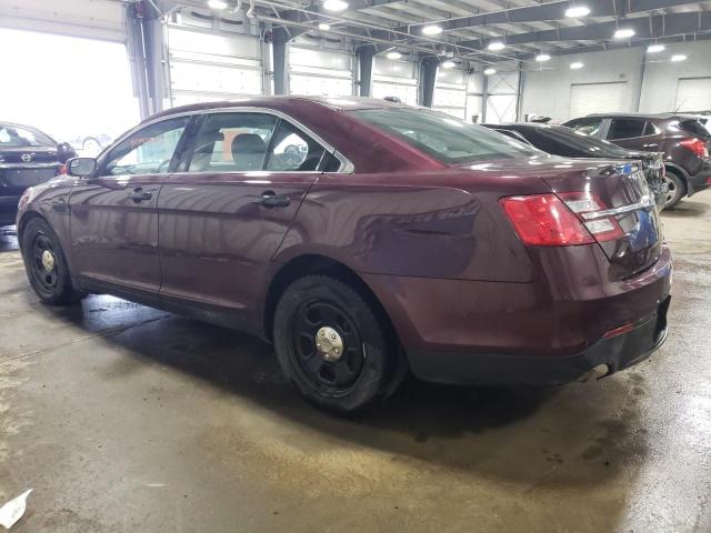 1FAHP2MK6JG116288 - 2018 FORD TAURUS POLICE INTERCEPTOR MAROON photo 2