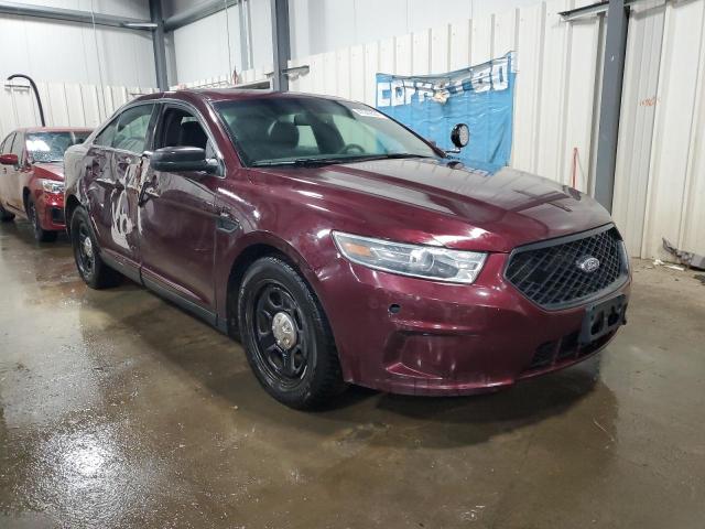 1FAHP2MK6JG116288 - 2018 FORD TAURUS POLICE INTERCEPTOR MAROON photo 4