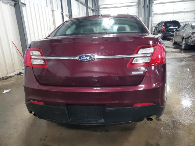 1FAHP2MK6JG116288 - 2018 FORD TAURUS POLICE INTERCEPTOR MAROON photo 6