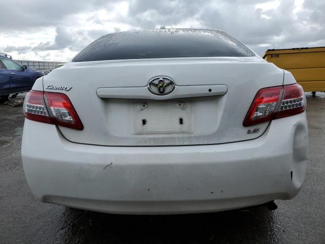 4T4BF3EK7BR134780 - 2011 TOYOTA CAMRY BASE WHITE photo 6