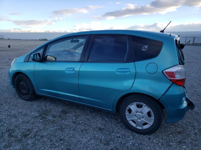 JHMGE8G33DC043524 - 2013 HONDA FIT TURQUOISE photo 2