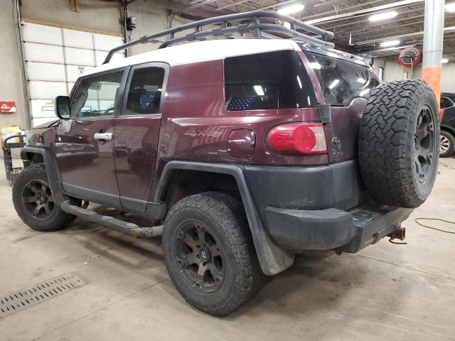 JTEBU11F370066652 - 2007 TOYOTA FJ CRUISER MAROON photo 2