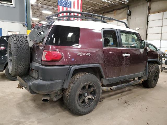 JTEBU11F370066652 - 2007 TOYOTA FJ CRUISER MAROON photo 3