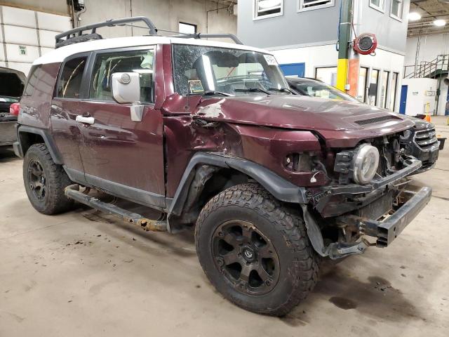 JTEBU11F370066652 - 2007 TOYOTA FJ CRUISER MAROON photo 4