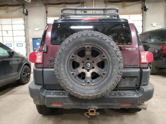 JTEBU11F370066652 - 2007 TOYOTA FJ CRUISER MAROON photo 6