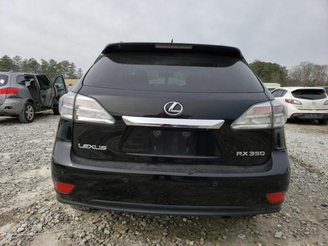 2T2ZK1BAXAC013225 - 2010 LEXUS RX 350 BLACK photo 6