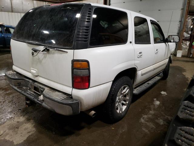 1GNEK13T65R106961 - 2005 CHEVROLET TAHOE K1500 WHITE photo 3