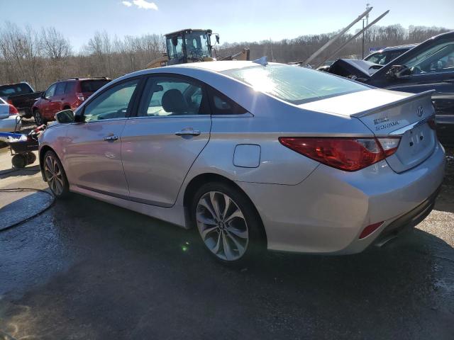 5NPEC4AC9EH828460 - 2014 HYUNDAI SONATA SE SILVER photo 2