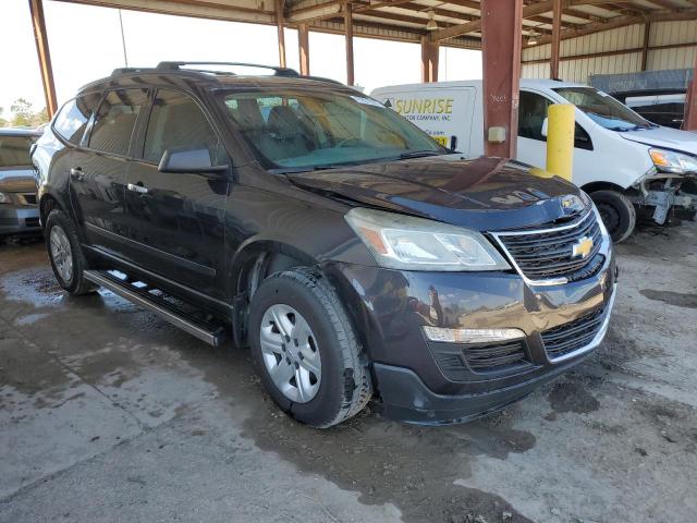 1GNKRFKD0FJ363801 - 2015 CHEVROLET TRAVERSE LS BLACK photo 4