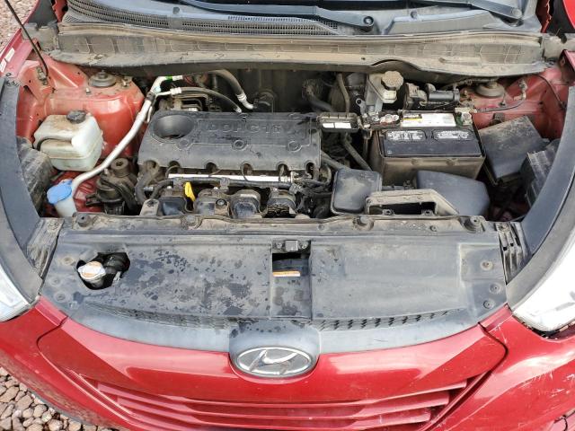 KM8JUCAC1CU528626 - 2012 HYUNDAI TUCSON GLS RED photo 11