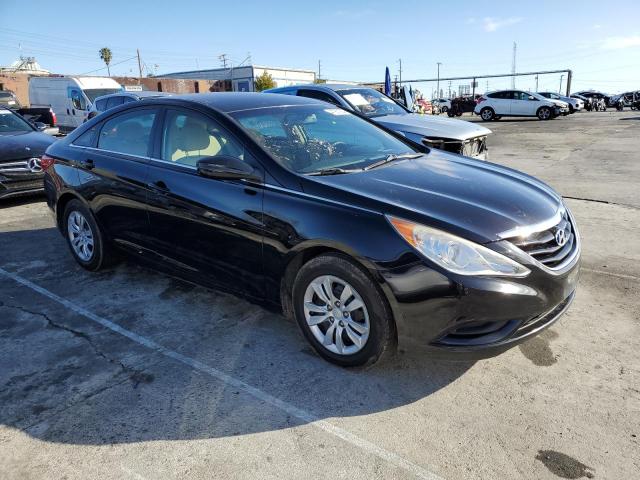 5NPEB4AC6CH447990 - 2012 HYUNDAI SONATA GLS BLACK photo 4