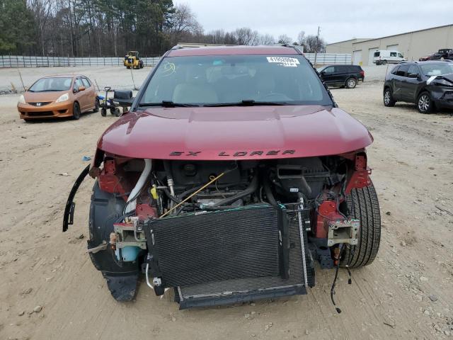 1FM5K7D81HGA84353 - 2017 FORD EXPLORER XLT RED photo 5