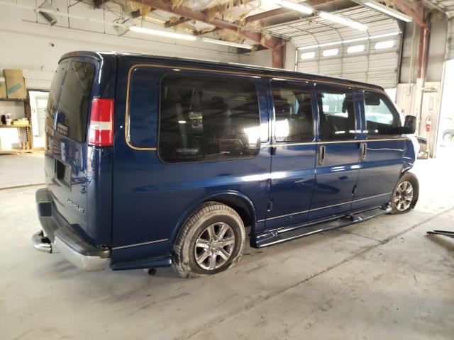 1GBFG15T831192608 - 2003 CHEVROLET EXPRESS G1 BLUE photo 3