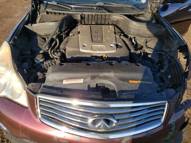 JN1AJ0HR1CM451703 - 2012 INFINITI EX35 BASE 勃艮第红 照片 12