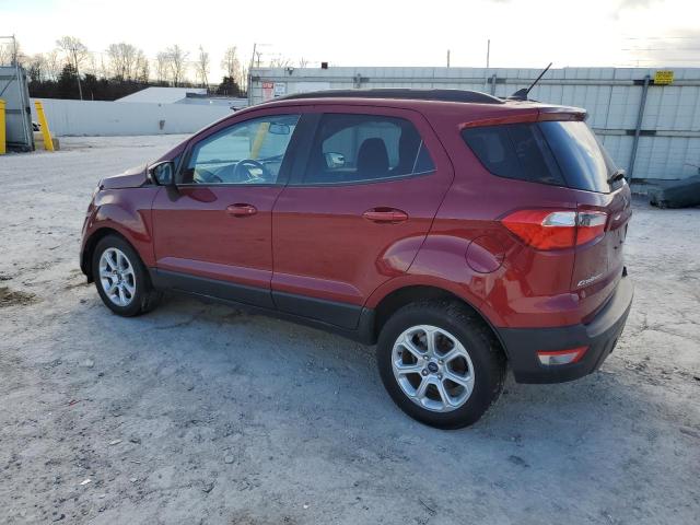 MAJ3S2GE2LC349867 - 2020 FORD ECOSPORT SE RED photo 2