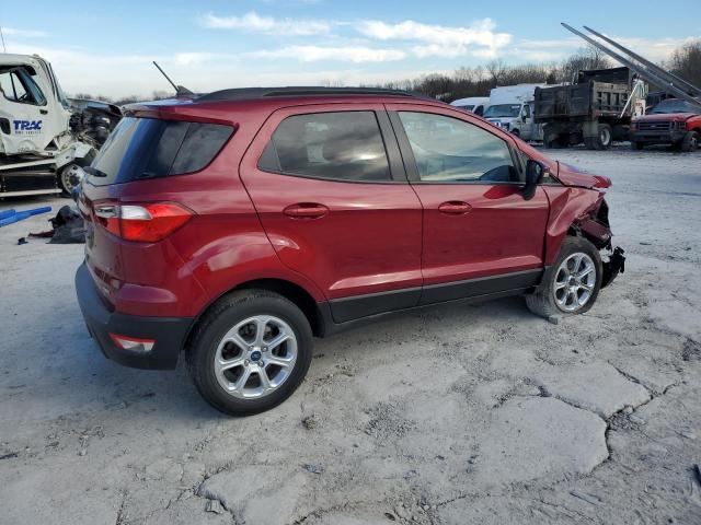 MAJ3S2GE2LC349867 - 2020 FORD ECOSPORT SE RED photo 3