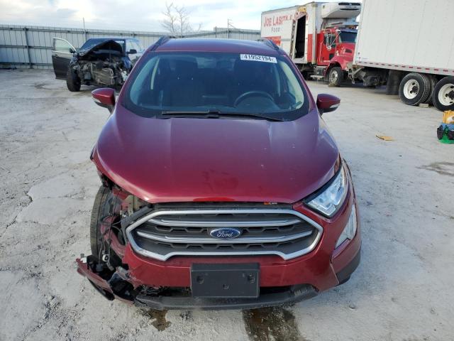 MAJ3S2GE2LC349867 - 2020 FORD ECOSPORT SE RED photo 5