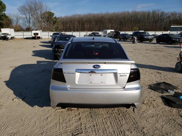 JF1GE76699G506795 - 2009 SUBARU IMPREZA WRX SILVER photo 6