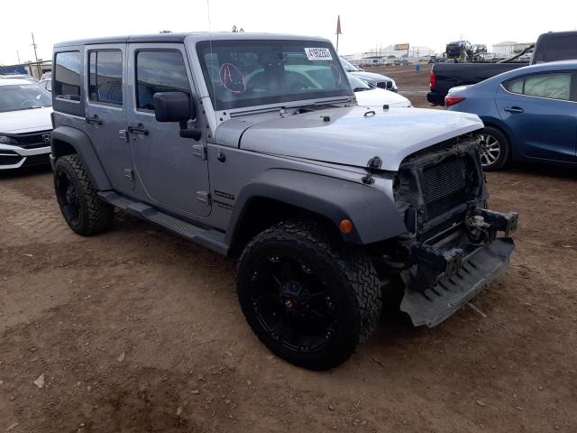 1C4BJWDG1GL103744 - 2016 JEEP WRANGLER U SPORT ვერცხლისფერი ფოტო 4