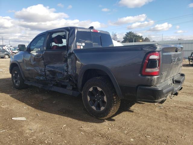 1C6SRFLT1KN663906 - 2019 RAM 1500 REBEL GRAY photo 2