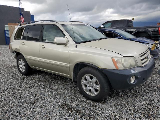 JTEGF21A510024372 - 2001 TOYOTA HIGHLANDER TAN photo 4