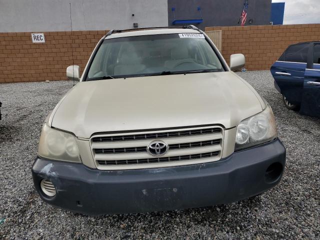 JTEGF21A510024372 - 2001 TOYOTA HIGHLANDER TAN photo 5