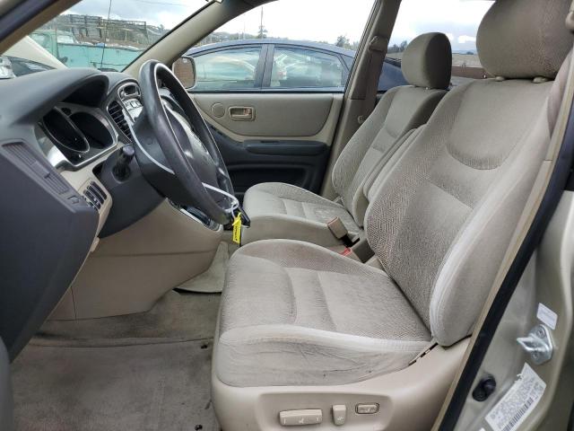 JTEGF21A510024372 - 2001 TOYOTA HIGHLANDER TAN photo 7