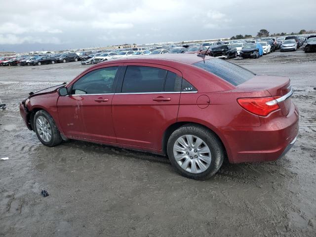 1C3CCBAB6EN231077 - 2014 CHRYSLER 200 LX RED photo 2