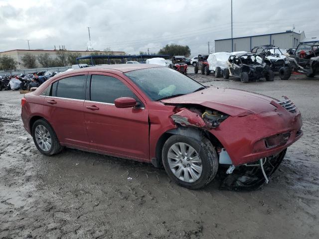 1C3CCBAB6EN231077 - 2014 CHRYSLER 200 LX RED photo 4