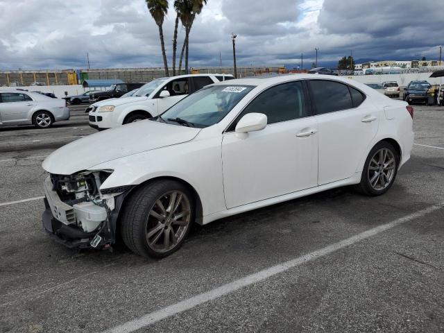 JTHBK262785074505 - 2008 LEXUS IS 250 WHITE photo 1