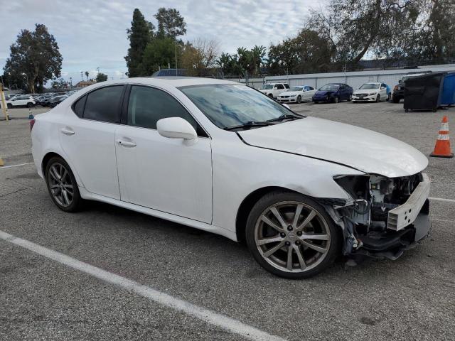 JTHBK262785074505 - 2008 LEXUS IS 250 WHITE photo 4