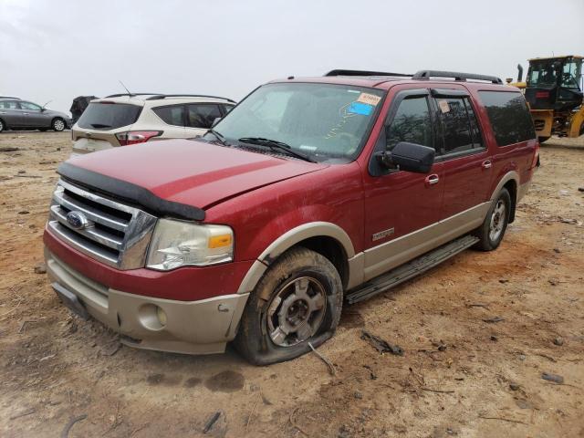 1FMFK17557LA04822 - 2007 FORD EXPEDITION EL EDDIE BAUER RED photo 1