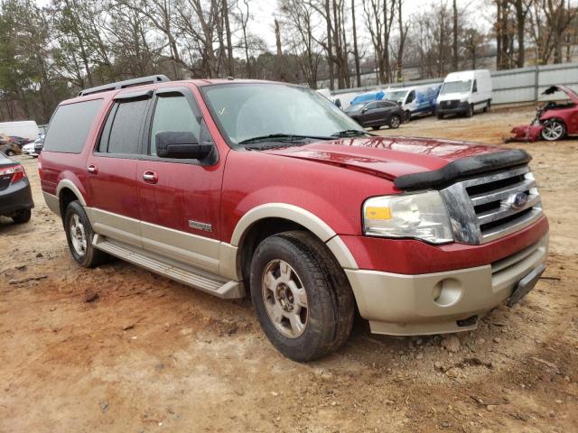 1FMFK17557LA04822 - 2007 FORD EXPEDITION EL EDDIE BAUER RED photo 4